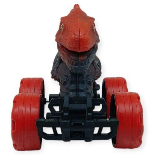 Sürtmeli Dinazor Arabalar 12 cm - H-20 - Kırmızı Parasaurolophus