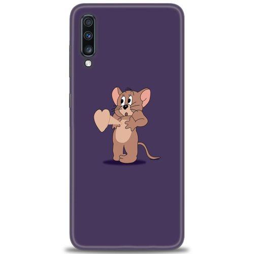 Samsung Galaxy A70 Kılıf HD Baskılı Kılıf - Aşık Jerry + Tam Ekran Koruyucu