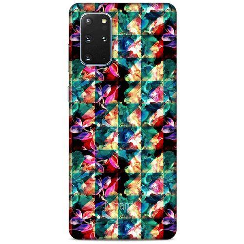 Samsung Galaxy S20 Plus Kılıf Kelebek Etkisi (17) Tasarım Kılıf Turkuaz Yeşil