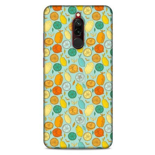 Frutix Turunç 02 Xiaomi Redmi 8 Kılıf Desenli Silikon