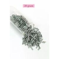 Uzun Boru Kesme Boncuk Çap 2mm Uzunluk 10 mm - 20 Gram - Desenli Gümüş - BNC244