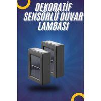 Yeni Model Solar Çift Taraflı Duvar Lambası Dekoratif Duvar Lambası