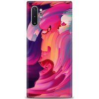 Samsung Galaxy Note 10 Plus Kılıf HD Baskılı Kılıf - Renkler + Tam Ekran Koruyucu