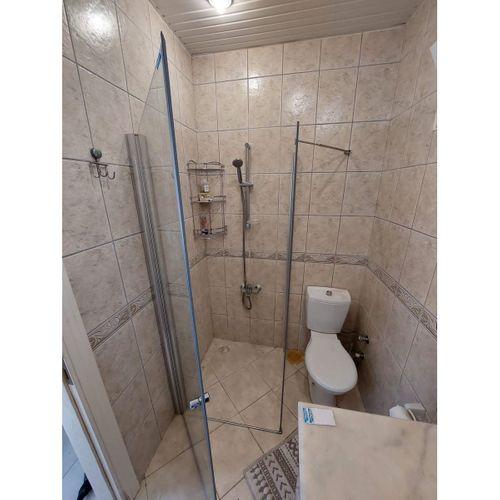 BOY MENTEŞE 1SABİT 1 KAPI KABİN 80+80cm KÖŞE