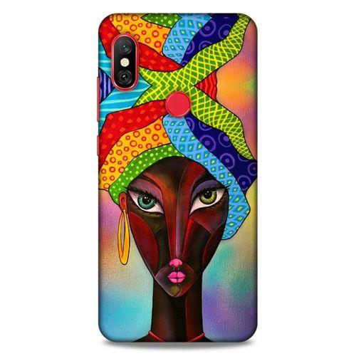 Lopard Xiaomi Mi A2 Lite Uyumlu Kılıf Sürreal Yüzler ♀ (46) Core Armor Kılıf Desenli