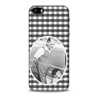 Apple Iphone 5S Kılıf Atatürk (18) Telefon Kılıfları Siyah Beyaz