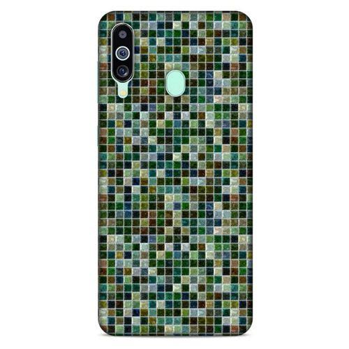 Mermer Desenli (29) Tema Arka Koruma Kılıfı Haki Samsung Galaxy M40 Kılıf