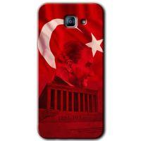 Potkal Hediye Fabrikası Samsung Galaxy A8 2016 Kılıf HD Desen Baskılı Arka Kapak - Anıtkabir Atatürk