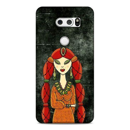 Lopard LG K40S Uyumlu Kılıf Sürreal Yüzler ♀ (36) Glitter Kılıf Desenli