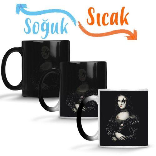 Mona Lisa Sihirli Kupa Bardak Porselen