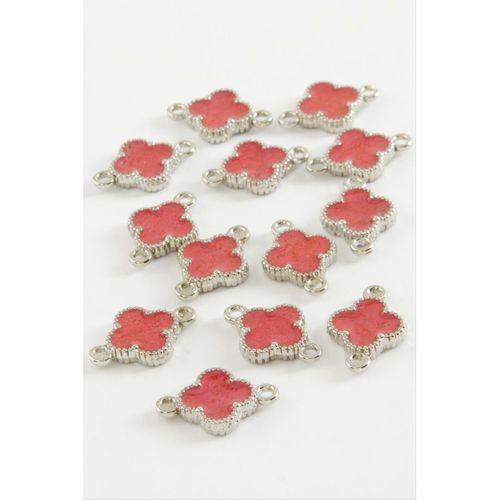 Çiçek Çift Kulplu Mineli Bileklik ve Kolye Ucu Aparatı 1 Adet