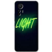Potkal Hediye Fabrikası Xiaomi Mi 12 Lite HD Baskılı Kılıf + 9D Tam Ekran Koruyucu - Neon İnscription