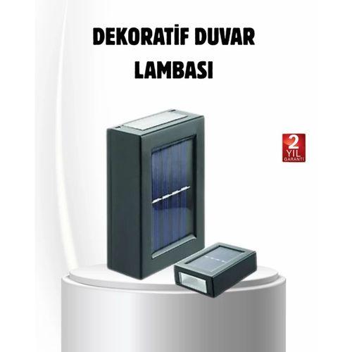 Solar Güçlü 6 Led Dış Mekan Lambası – Otomatik Aç/kapa Işık Sensörlü Aydınlatma