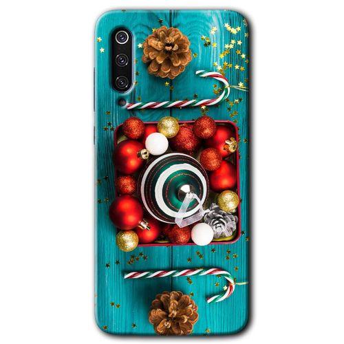 Xiaomi Mi 9 Kılıf HD Desen Baskılı Arka Kapak - Christmas + Kırılmaz Cam