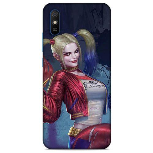 Xiaomi Redmi 9A Uyumlu Kılıf Harley Quinn (9) Kılıf Gri