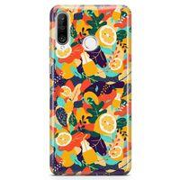 Huawei Nova 4e Kılıf C Vitamini Arka Kapak Koruma Desenli Full Koruyucu