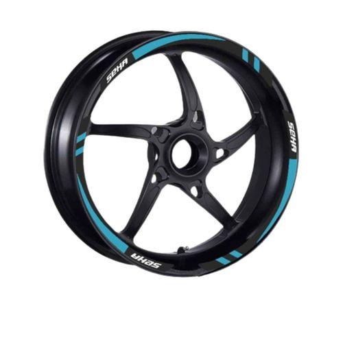 KANUNİ Kanuni Seha 150 2022 - 2024 Uyumlu 1 Set Jant Şeridi Mavi