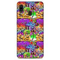 Graffitix (14) Desenli Silikon Kapak Samsung Galaxy A20 Kılıf