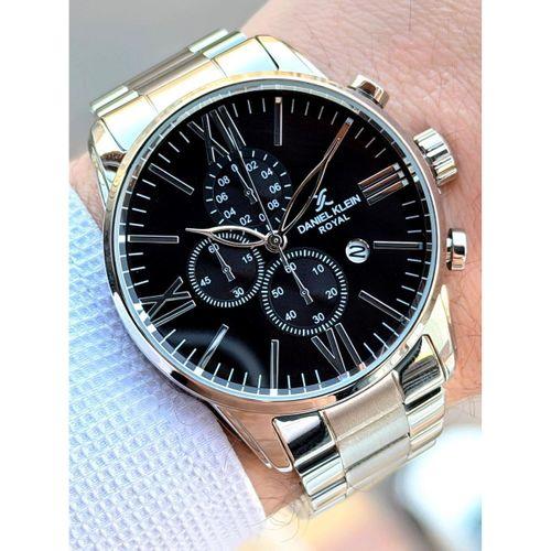 Daniel Klein Erkek Kol Saati 30 Metre Suya Dayanıklı Çelik Kordon + Bileklik Hediyeli VS.BLKT.0719