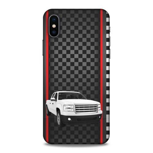 Lopard Apple Iphone X Uyumlu Kılıf PickUpX (3) Kapak Beyaz