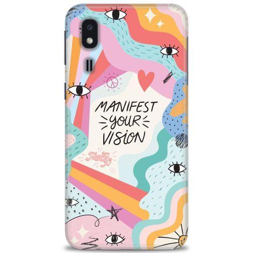 Samsung Galaxy A2 Core Kılıf HD Baskılı Kılıf - Manifest Your Vision + Tam Ekran Koruyucu