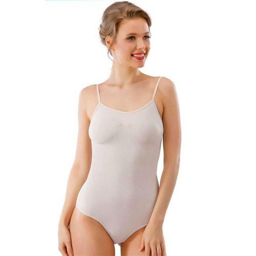 Layza Form 17500 Kadın İz Yapmaz İnce Askılı Mikro Elyaf Boy Body Korse
