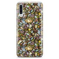 Samsung Galaxy A70 Kılıf Kozmetik Kişisel Bakım Doodle Arka Kapak Koruma Desenli Full Koruyucu
