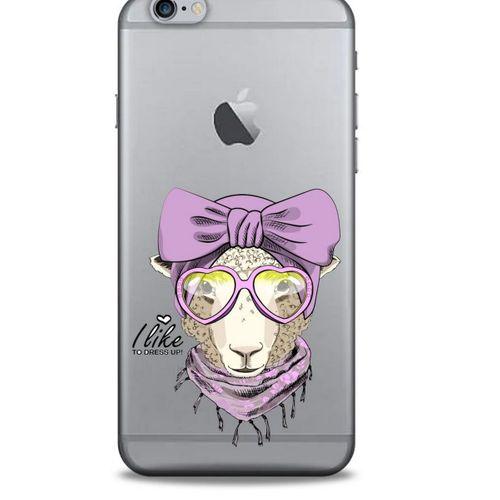 Zoologix (53) Apple Iphone 6 Plus Şeffaf Kılıf Silikon Desenli