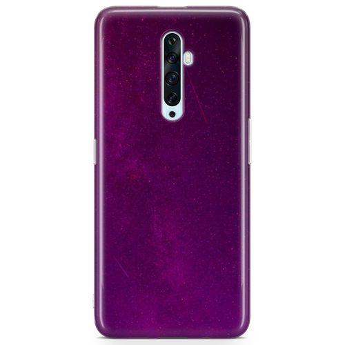 Oppo Reno2 Z 2019 Kılıf Fuşya Geceler 2 Arka Kapak Koruma Desenli Full Koruyucu
