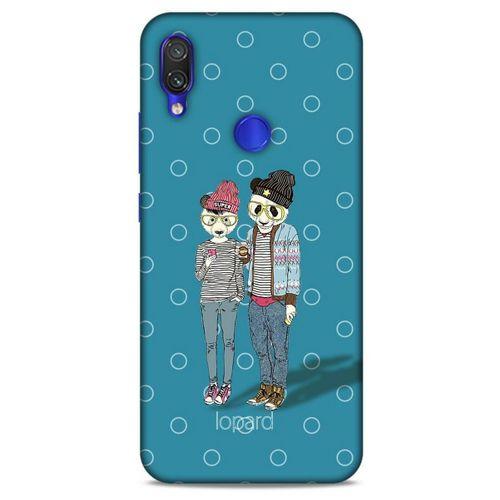 Xiaomi Redmi Note 7 Pro Kılıf FunnyMaX (16) Kalın Kılıf Mavi