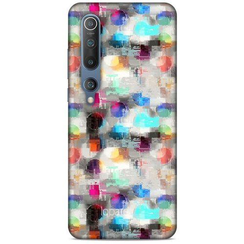 Xiaomi Mi 10 Kılıf Pastel Renkler (8) Baskılı Kılıf Turkuaz Beyaz