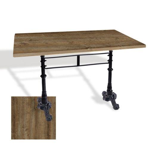 Dockers Çipa 3002 Döküm Ayak Masa 70x120 cm - (Werzalit, Wermodin ve Allzalit Tabla) - Canyon Hidalgo