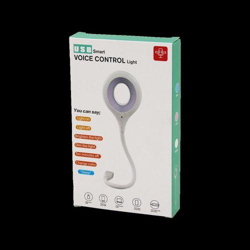 USB Sesli Kontrol 16 LED Mini Masa Lambası