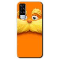 Vivo Y53s Kılıf HD Desen Baskılı Arka Kapak - Garfield