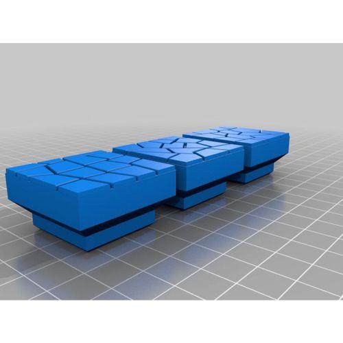 Temel Zindan Zemin 02 Zindan Blokları Uyumlu 3D Baskı (Bu ürün Sadece Plastik parçadır - Almadan Önce Soru Sorabilirsiniz)