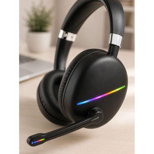 Bluetooth 5.0 Kablosuz Kulak Üstü Kulaklık Mikrofonlu Rgb Aydınlatmalı