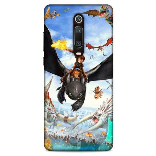 Xiaomi Mi 9T Kılıf Dragons (32) Soft Silikon Kılıf Ejderhanı Nasıl Eğitirsin