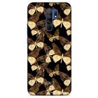 Xiaomi Redmi 9 Kılıf Kelebek Etkisi (41) Tank Kılıf Bej Yeşil