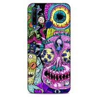 Huawei Honor 20 Lite Uyumlu Kılıf Rick And Morty (47) Crystal Flex Kılıf Decoy Mortys