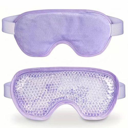 Sıcak Ve Soğuk Boncuklu Buz Jeli Terapi Göz Maskesi (mor)