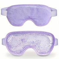 Sıcak Ve Soğuk Boncuklu Buz Jeli Terapi Göz Maskesi (mor)
