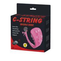 C-String İnvisible Secret Giyilebilir Kumandalı Vibratör Mor