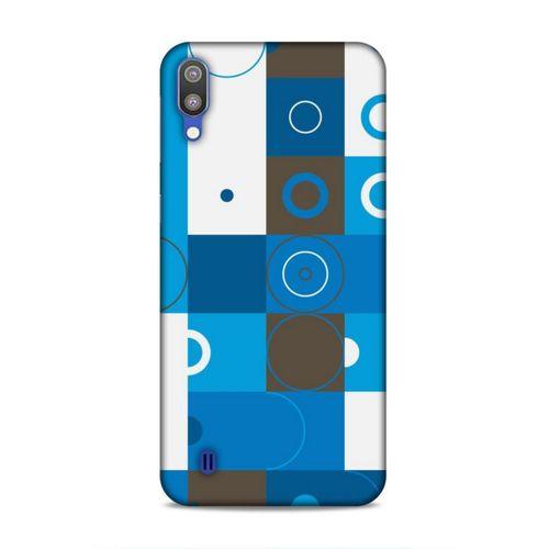 Samsung Galaxy M10 Uyumlu Kılıf Insomnia (27) Tasarımlı Kılıf Mavi Beyaz