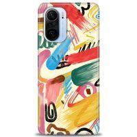 Xiaomi Redmi K40 Kılıf HD Baskılı Kılıf - Sanat + Tam Ekran Koruyucu