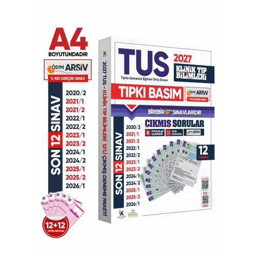 2027 TUS Klinik Tıp Bilimleri ÖSYM Çıkmış Soru Tıpkı Basım Son 7 Yıl 12li Deneme Kitapçığı