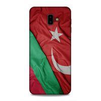 Samsung Galaxy J6 Plus Uyumlu Kılıf Azarbaijan (10) Full Koruma Kılıfı Türk & Azerbaycan Bayrak