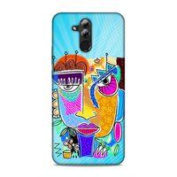 Huawei Mate 20 Lite Uyumlu Kılıf Face'X 28 Arka Kapak Sanatsal