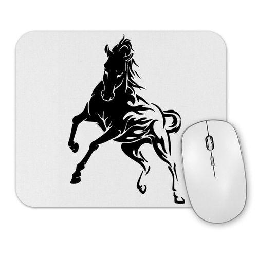 Horse Tattoo 4 Preto Mouse Pad