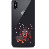 Zoologix (38) Apple iPhone XS Max Şeffaf Kılıf Silikon Desenli