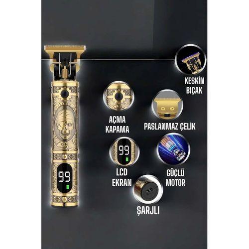 Tıraş Makinesi Çizik Tıraş Paslanmaz Çelik Uzun Ömürlü Şarjlı